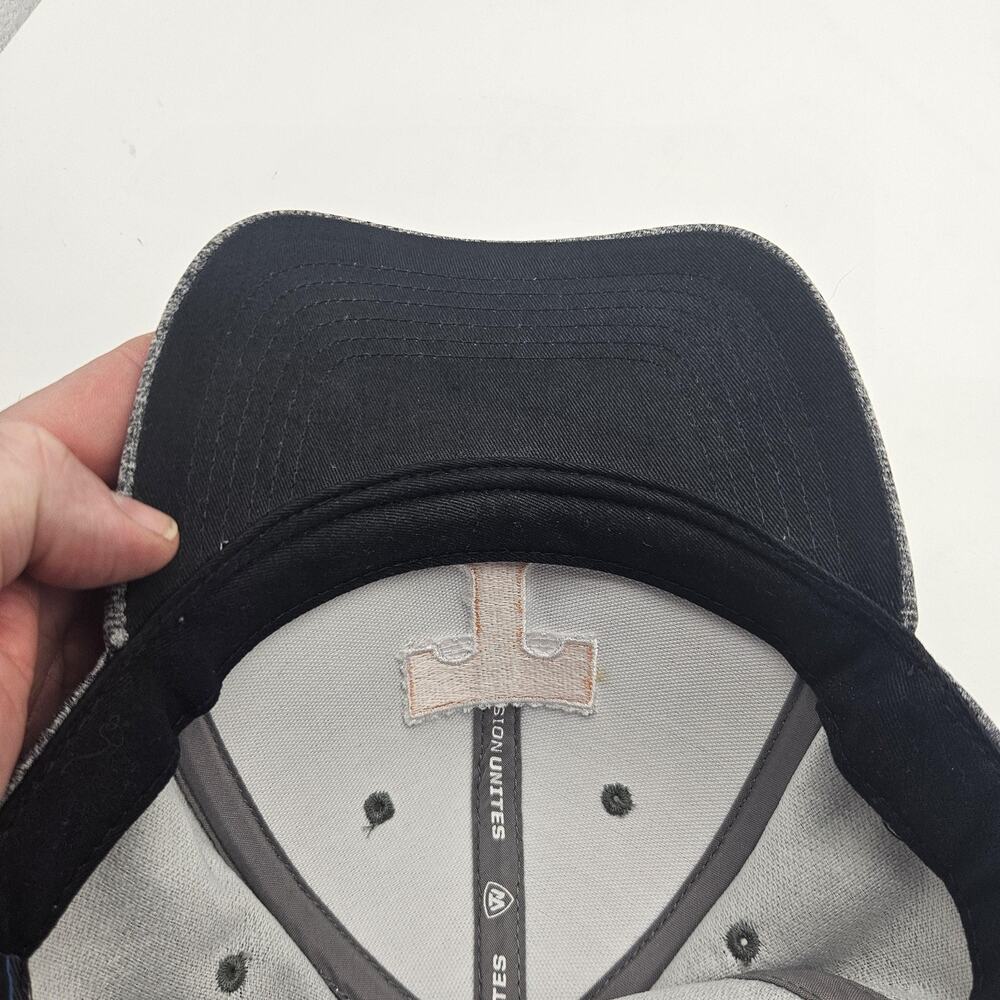 Tennessee Volunteers Hat‎ Cap Strap Back Mens Gray Orange NCAA Football Vols - Picture 6 of 9